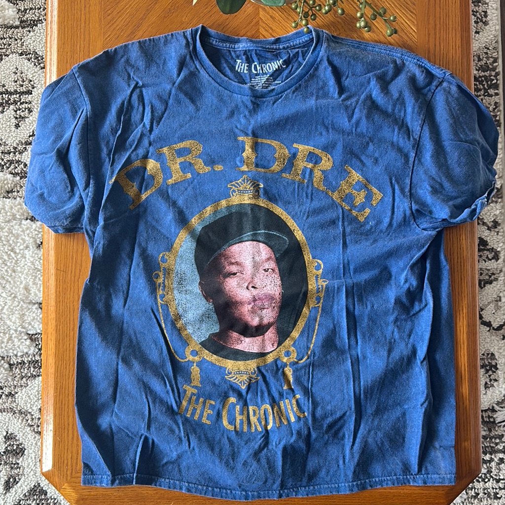 Blue Dr Dre Graphic TShirt